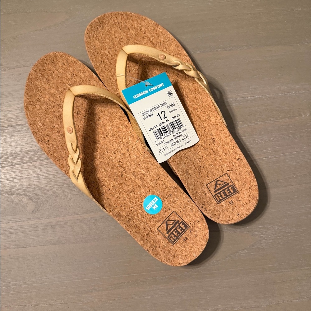 Reef Tan Flip Flops